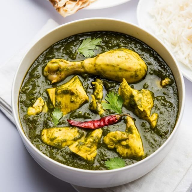 Saag Chicken.