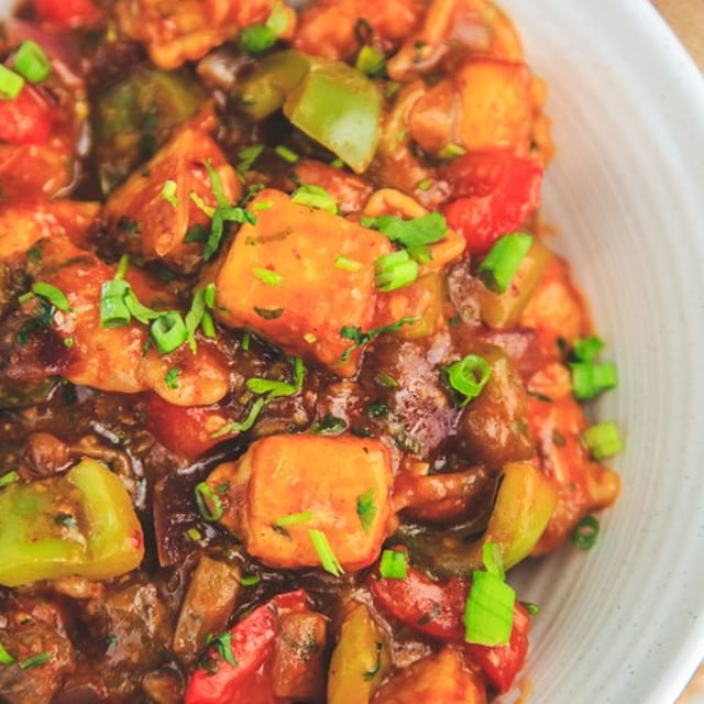 Shanghai Chilly Paneer.