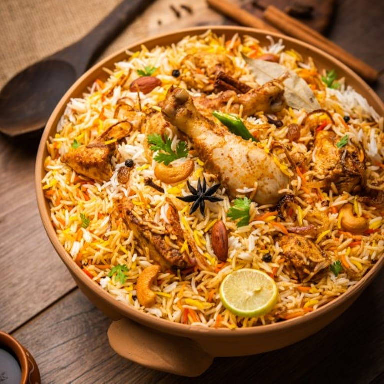 Delicious Chicken Dum Biryani and More