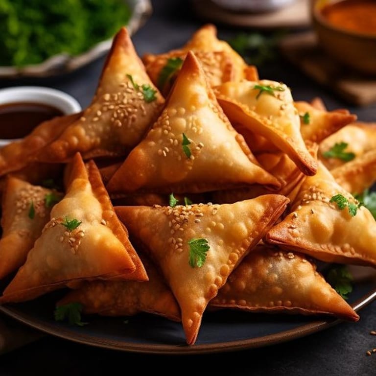 Savor Our Crispy Samosas